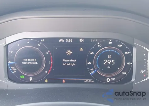 2022 Volkswagen Atlas 3.6L V6 Se W/Technology from USA, damaged, VIN 1V2HR2CA0NC513746